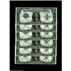 Fr. 237/238 $1 1923 Silver Certificate Six Consecutive Changeover Cut Sheet Superb Gem New. This fir
