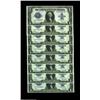 Fr. 237/238 Changeover Cut Sheets Superb Gem New. Eight consecutive notes. The first four, a cut she