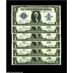 Fr. 238/237 six-note Changeover Pair Gem New. Six consecutive notes, the first two are Fr. 238 and t