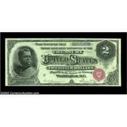 Fr. 241 $2 1886 Silver Certificate Gem New. Consecutive to the above note, and identical in every re
