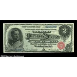 Fr. 241 $2 1886 Silver Certificate Very Choice New. The margin strays a tad closer on this last of t