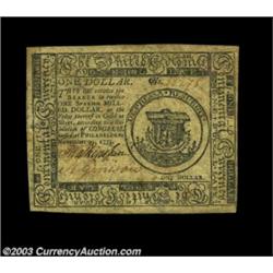 Continental Currency November 29, 1775 $1 Extremely Fine. The One Dollar denomination is found in on