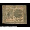 Image 1 : Continental Currency September 26, 1778 $20 Fine. The appearance of a full Very Fine from the face,.