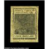 Image 2 : Continental Currency January 14, 1779 $4 Extremely Fine. A very nice low-denomination example from t