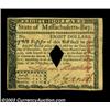 Image 1 : Massachusetts May 5, 1780 $8 Gem New. Canceled with a diamond-shaped hole, but a perfect, beautiful.