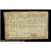 Image 1 : 1779 Massachusetts Loan Certificate. This good looking Colonial item is signed by Gardner as Treasur