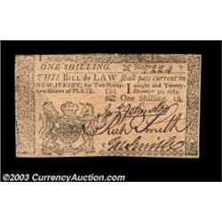 New Jersey December 31, 1763 1s Choice New. Closely margined as always for this issue, but bright, w