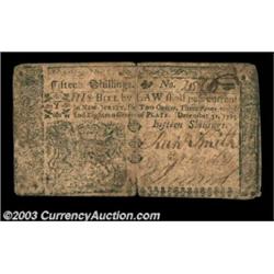 New Jersey December 31, 1763 15s Fine. All three signatures remain clear. Important notice: We expec