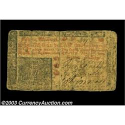 New Jersey April 16, 1764 15s Fine. Decently printed and with all the text as well as all three sign