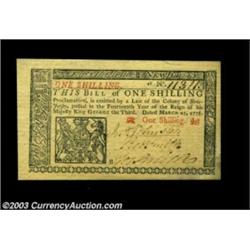 New Jersey March 25, 1776 1s Superb Gem New. A gorgeous, broadly margined Jersey, with razor-sharp p