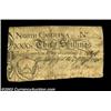 Image 1 : North Carolina April 4, 1748 30s Fine. Contemporarily backed with a backing that has received a numb