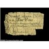 Image 1 : North Carolina 4d March 9, 1754 Fine, Damaged. Multiple splits and repairs, with a 3/4-square-inch p