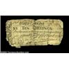 Image 1 : North Carolina March 9, 1754 10s Fine. Sewn together and sewn to a contemporary backing, which is co