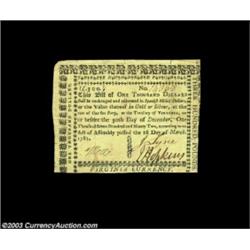 Virginia March 1, 1781 $1,000 Extremely Fine. But for a few minor edge splits, this is a very nice e
