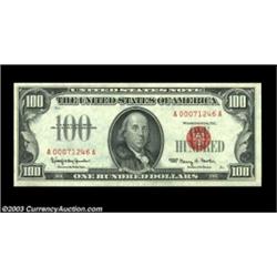 Fr. 1550 $100 1966 Legal Tender. Gem Crisp Uncirculated.Part of the run of four consecutive gems, an