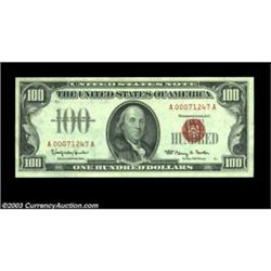 Fr. 1550 $100 1966 Legal Tender. Gem Crisp Uncirculated.Another of the consecutive run of four, and,