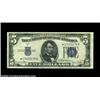 Fr. 1654*/Fr. 1653* $5 1934D/1934C Silver Certificates. Reverse Changeover Pair. Crisp Uncirculated.