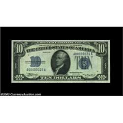 Fr. 1701 $10 1934 Silver Certificate. Superb Gem Uncirculated 67.A beautifully margined, originally.