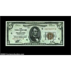 Fr. 1850-C $5 1929 Federal Reserve Bank Note. CGA Gem Uncirculated 67.Perfectly centered on both sid