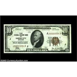 Fr. 1860-J $10 1929 Federal Reserve Bank Note. Gem Crisp Uncirculated.A gorgeous example with its ap