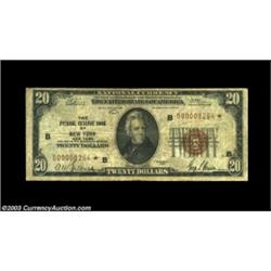 Fr. 1870-B* $20 1929 Federal Reserve Bank Note. Fine.A perfectly natural example of this scarce star