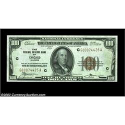 Fr. 1890-G $100 1929 Federal Reserve Bank Note. Choice Crisp Uncirculated.Consecutive to the last an