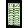 Image 1 : Fr. 1904-A through L* $1 1969A $1 Federal Reserve Notes. Complete District Block and Star Set. Gem C