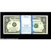 Image 1 : Fr. 1922-H $1 1995 Federal Reserve Notes. Three Original Packs of 100. Gem Crisp Uncirculated.Three.