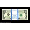 Image 3 : Fr. 1922-H $1 1995 Federal Reserve Notes. Three Original Packs of 100. Gem Crisp Uncirculated.Three.