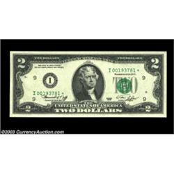 Fr. 1935-F* $2 1976 Federal Reserve Note. Gem Crisp Uncirculated.The key to the series of the Bicent