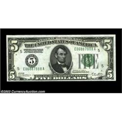 Fr. 1951-E $5 1928A Federal Reserve Note. Choice Crisp Uncirculated.A nice note from the Richmond di
