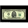 Fr. 1963-F $5 1950B Federal Reserve Note. Gem Crisp Uncirculated.A worthy companion to the serial nu
