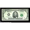 Fr. 1973-F $5 1974 Federal Reserve Note. Choice Crisp Uncirculated.Gem but for a very tight right ma