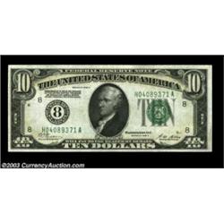 Fr. 2001-H $10 1928A Federal Reserve Note. Choice Crisp Uncirculated.Notes from the 1928A series are