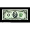 Fr. 2006-B* $10 1934A Federal Reserve Note. About Uncirculated.A gem star example with one center fo
