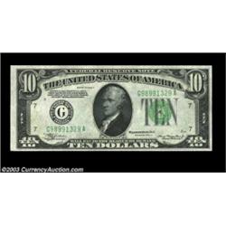 Fr. 2006-G $10 1934A Mule Federal Reserve Note. Choice-Gem Crisp Uncirculated.A lovely example of th