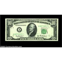 Fr. 2012-A* $10 1950B Federal Reserve Note. Extremely Fine-About Uncirculated. Important notice: We.