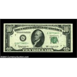 Fr. 2014-G* $10 1950D Federal Reserve Note. Gem Crisp Uncirculated.Crackling fresh and fully origina