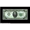 Fr. 2051-F $20 1928A Federal Reserve Note. Gem Crisp Uncirculated.The first of a consecutive pack fr
