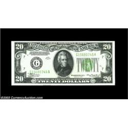 Fr. 2054-G $20 1934 Federal Reserve Note. Choice Crisp Uncirculated. Important notice: We expect to.