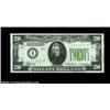 Fr. 2054-I* $20 1934 Light Green Seal Federal Reserve Note. Extremely Fine.A very scarce Minneapolis