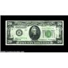 Fr. 2055-B* $20 1934A Federal Reserve Note. Crisp Uncirculated.A small corner fold that is entirely.