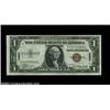 Image 1 : Fr. 2300 $1 1935A Hawaii Silver Certificate. Choice Crisp Uncirculated.Some trace handling, a barely