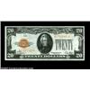 Image 1 : Fr. 2402 $20 1929 Gold Certificate. Choice About Uncirculated.Boldly original but with a light verti