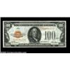 Image 1 : Fr. 2405 $100 1928 Gold Certificate. Extremely Fine-About Uncirculated.A nicely centered example wit