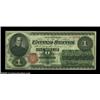 Image 1 : Fr. 16 $1 1862 Legal Tender CGA Choice Uncirculated 63. This third-party-graded note is very well ce