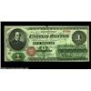 Image 1 : Fr. 16 $1 1862 Legal Tender New. This pretty note has three exceptional margins, but the bottom touc