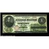 Image 1 : Fr. 17a $1 1862 Legal Tender Extremely Fine. The bottom margin touches the design and the seal color