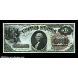 Fr. 30 $1 1880 Legal Tender Superb Gem New. A beautiful Large Brown Seal single with the face perfec