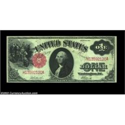 Fr. 37a $1 1917 Legal Tender Choice New. A nice example of this reversed-signature note. It's held f